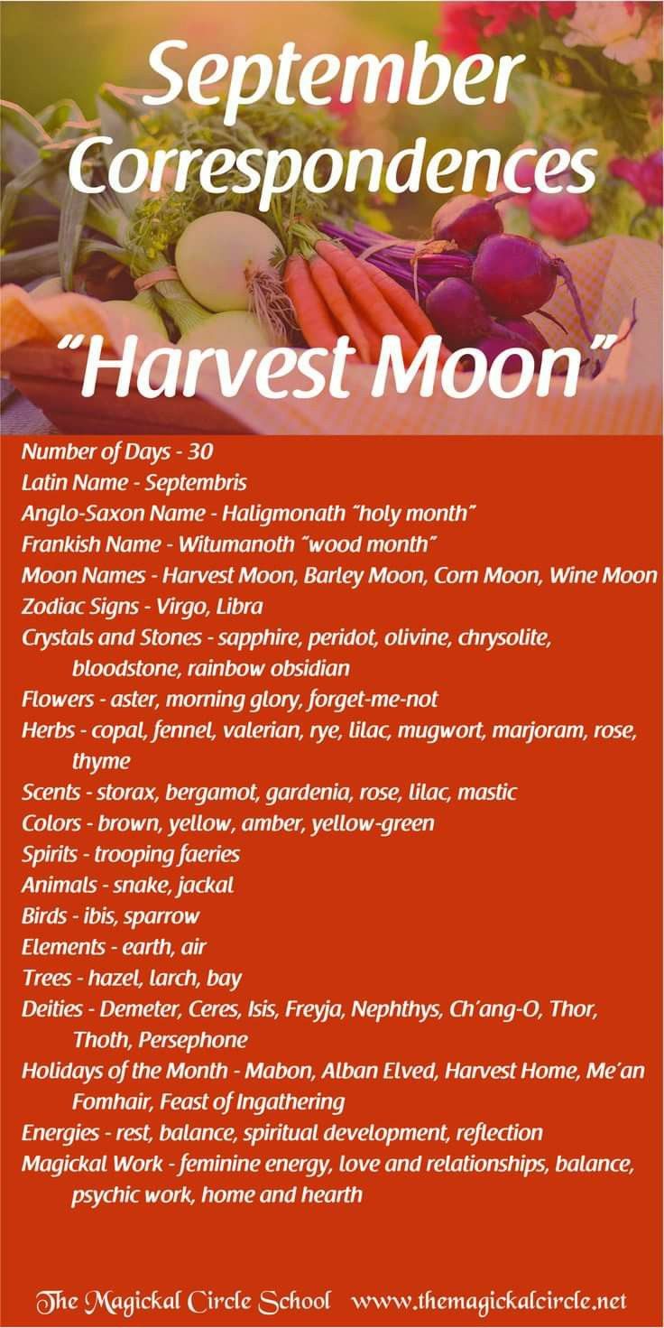 an advertisement for harvest moon with the words,'october correspondences harvest moon '