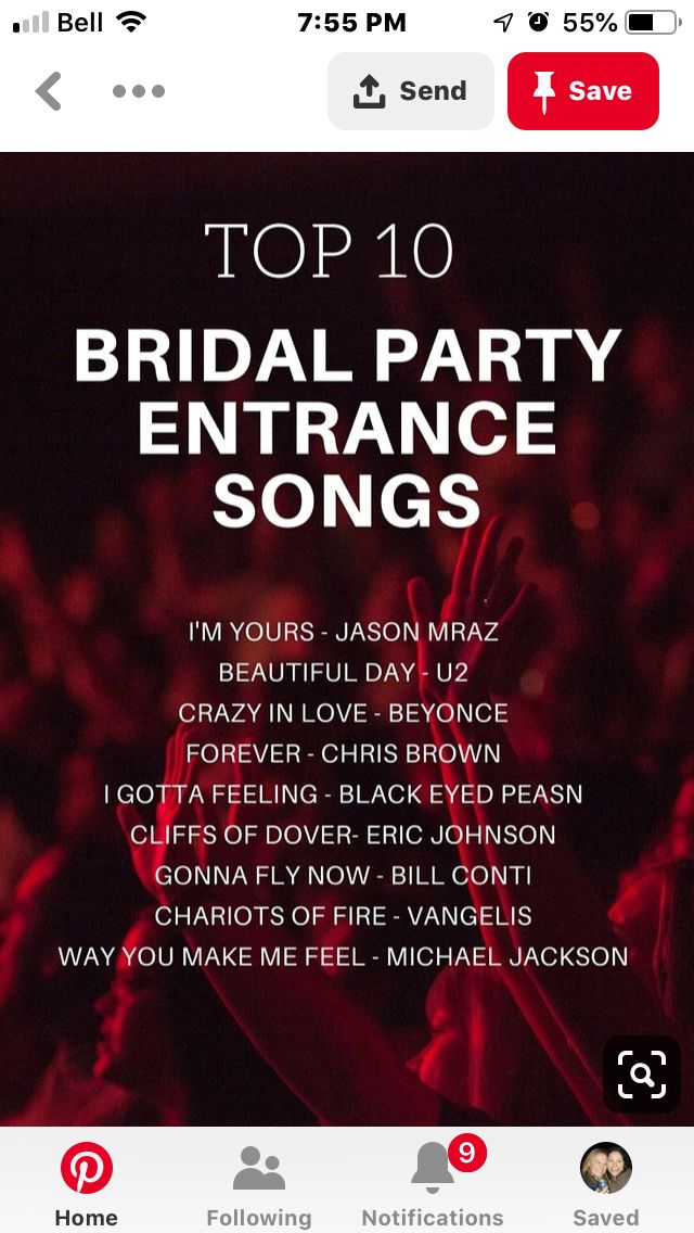 the top 10 bridal party entrance songs on instagrams are now available for free