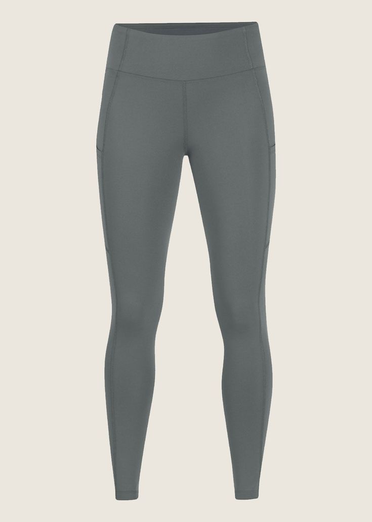 From running errands to working out, this legging has the feel-good coverage and performance that your active lifestyle demands. The buttery soft, environmentally friendly recycled polyester fabric is breathable, moisture wicking, and provides amazing compression for a confident fit. It has two side stash pockets ready to hold all of your essentials. The secure wide waistband is complete with a motivational quote inside, “Believe In Yourself“, so that you never forget that you can do anything. Perfect Leggings, Riding Tights, You Can Do Anything, Recycled Polyester Fabric, Believe In Yourself, Motivational Quote, Wide Waistband, Active Lifestyle, Never Forget