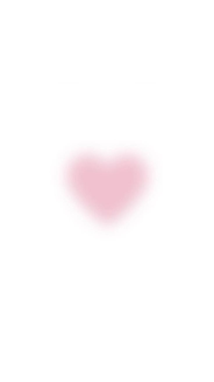 a pink heart on a white background