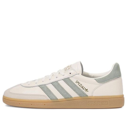 adidas Handball Spezial 'Off White Silver Green' IF9730 Spezials Adidas, Shoe Inspo Sneakers, Adidas Spezials, Handball Players, Adidas Handball Spezial, Adidas Handball, Adidas Spezial, Shoe Inspo, Swag Shoes