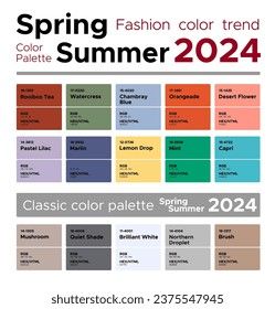 an advertisement for the spring fashion color trend