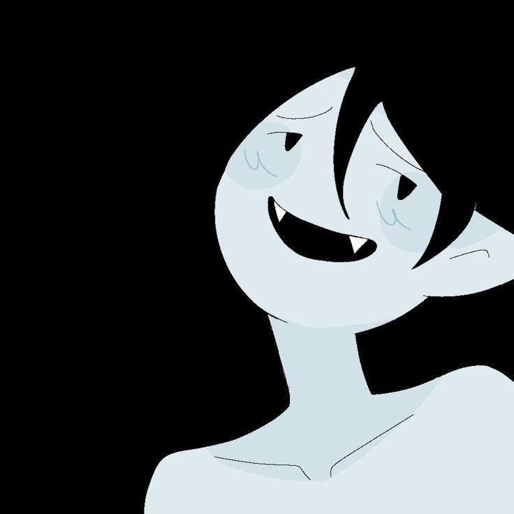 an animated image of a smiling woman with her hand on her head and eyes closed