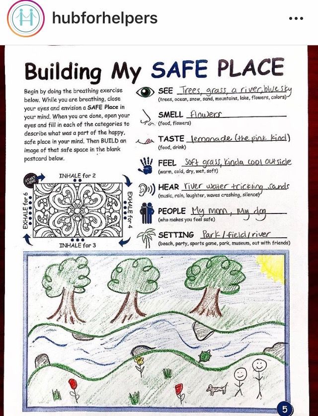 Coping Skills Game Free Printable, Safe Place Art Therapy, Conflict Resolution Group Therapy, I Am Therapy Activity, Safe Place Activity, Mindfulness Activities For Group Therapy, Building My Safe Space Worksheet, Creating A Safe Space, Therapeutic Crafts For Adults