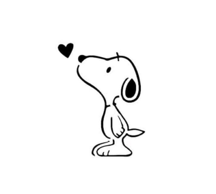 a cartoon dog with a heart on its nose and the words i love you written in it