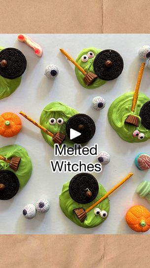 an assortment of halloween treats made to look like the characters from the movie monsters and witches