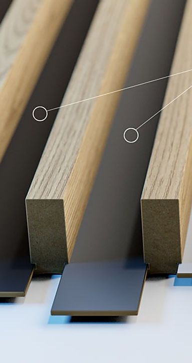 three different types of wood are shown in this image, one is black and the other is white