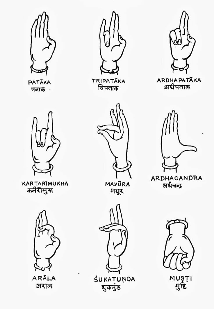 hand gestures in different languages with the names and their meaningss written on each one