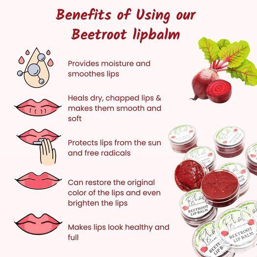 Beetroot Lip Balm Recipe, Beetroot Lip Balm Diy, Remedies For Chapped Lips, Beetroot Lip Balm, Remedies For Dark Lips, Chapped Lips Remedy, Coconut Oil Lip Balm, Lip Healing, Shade Ideas