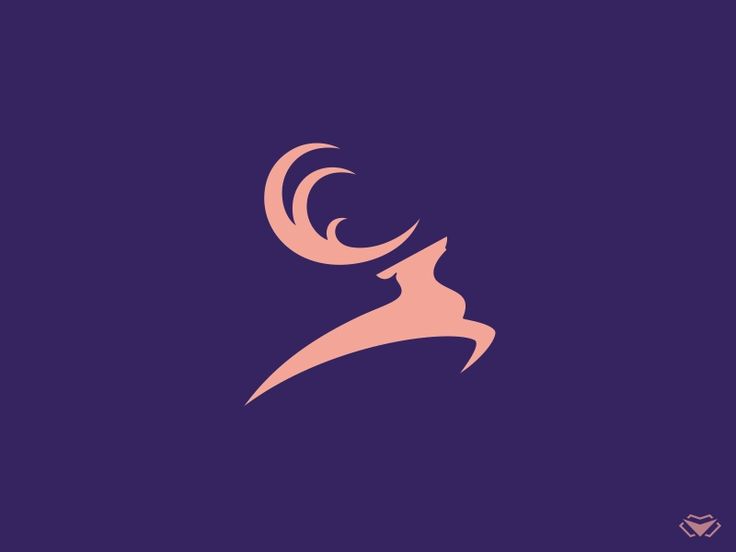 the silhouette of a woman's head on a purple background