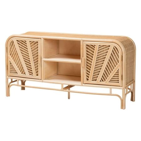 the sideboard is made out of bamboo