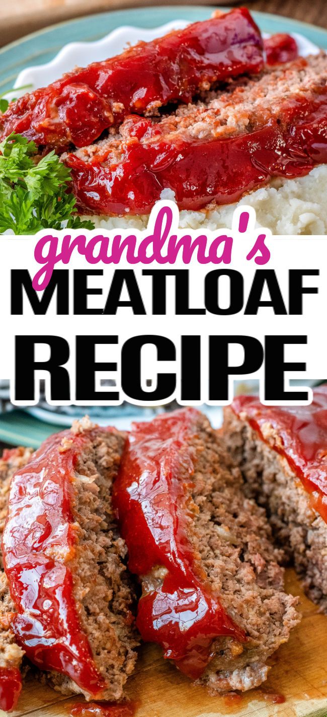 Slices of meatloaf with a ketchup topping on a plate with mashed potatoes. Cheap Meatloaf Recipes, Meatlofe Recipe, Meatloaf Recipes With Corn Flakes, Basic Meatloaf Recipe With Crackers, Meatloaf Recipes Classic, Simple Easy Meatloaf, Homestyle Meatloaf Recipes, Meatloaf Recipes 1 Pound, Meet Loaf Recipe Easy