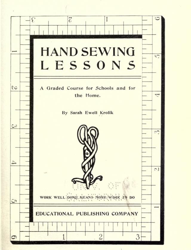 an instruction manual for sewing lessons on how to use the sewing machine, including instructions