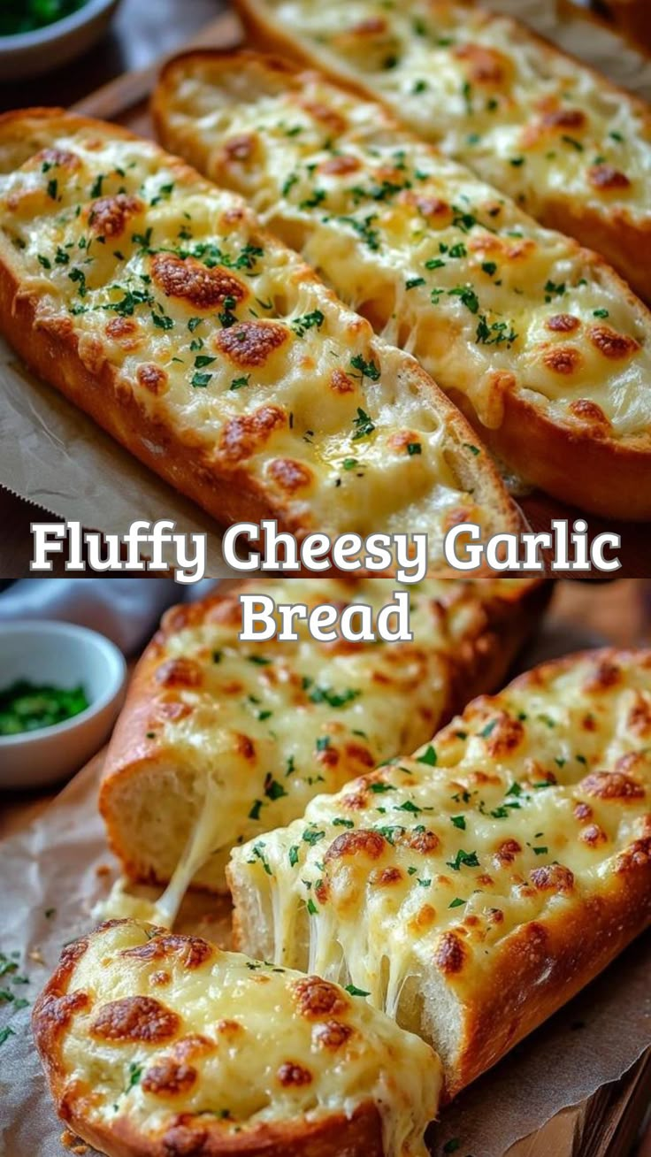 Ultimate Fluffy Cheesy Garlic Bread Recipe Homemade Bread With Cheese, Flaky Bread Recipes, Foodzizzles Fluffy Bread, Cheesy Garlic Baguette, Flavorful Bread Recipes, Quick And Easy Garlic Bread, Cheesy Garlic Bread Recipe Homemade, Cheesy Garlic Toast, Home Made Garlic Bread Recipe Homemade