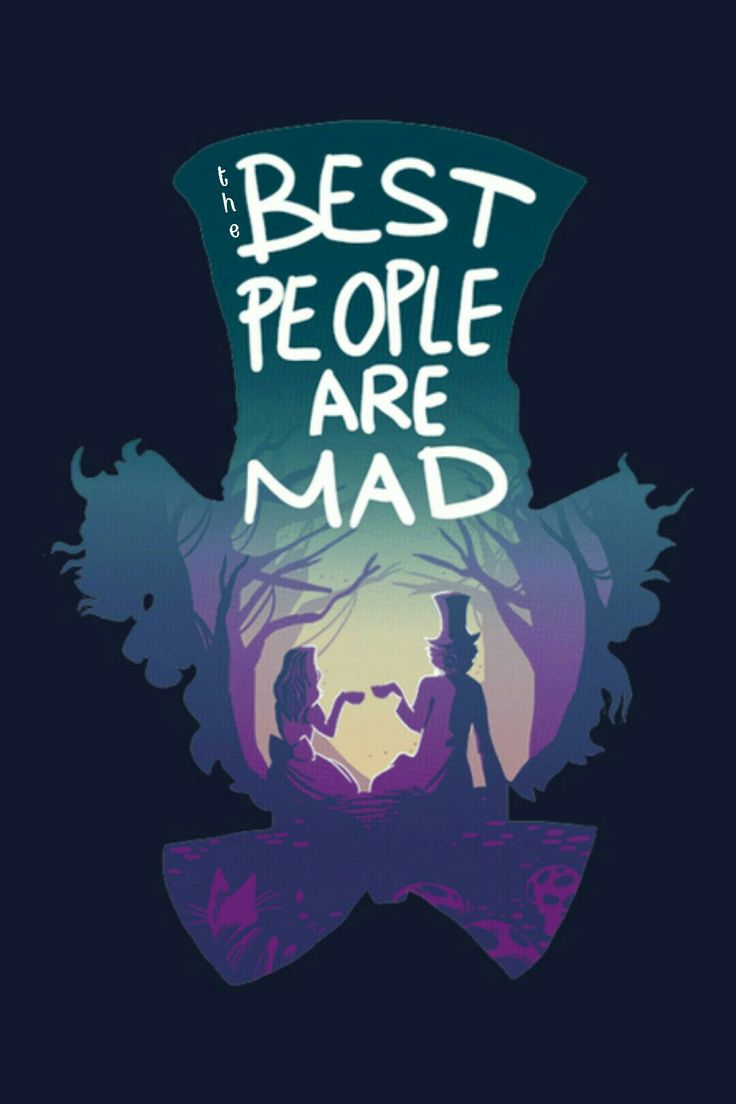 the best people are mad poster