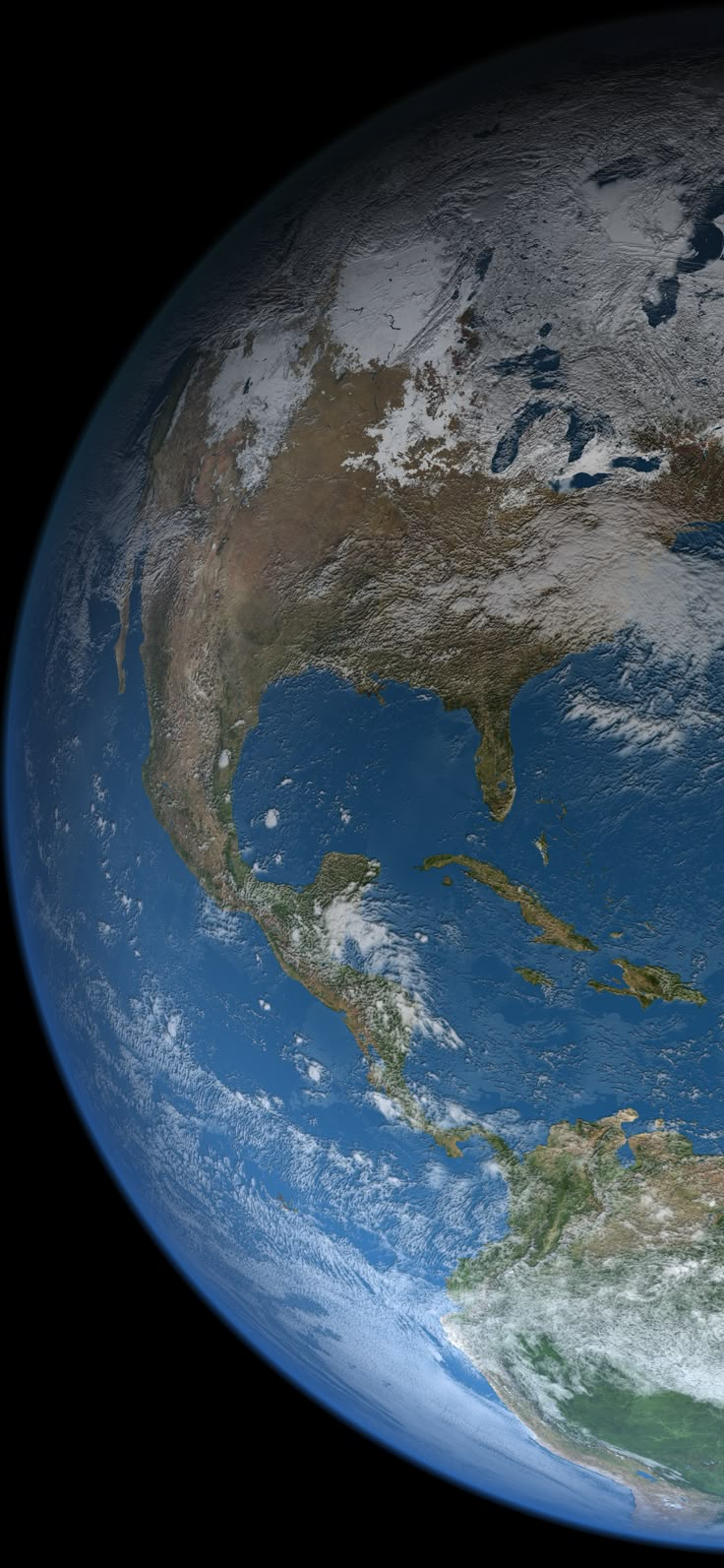 the earth from space showing europe, asia and other parts of the world in view