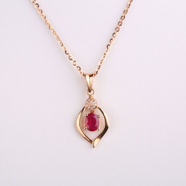 Colour Stone Pendant, Gold Pendants For Men, قلادات متدلية, Blood Ruby, Diamond Pendants Designs, Beautiful Gold Necklaces, Cheap Necklaces, Colour Stone, Gold Jewelry Stores