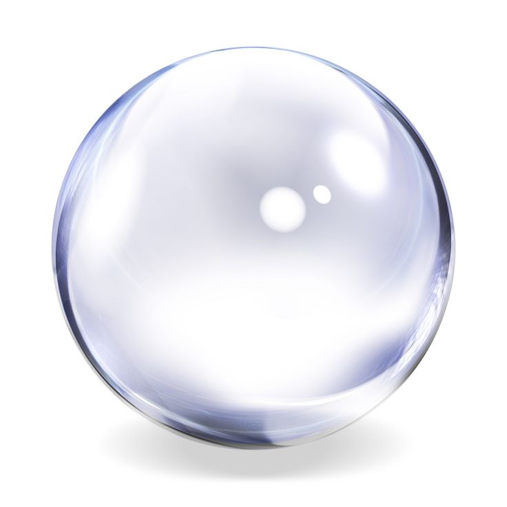 an image of a glass ball on a white background