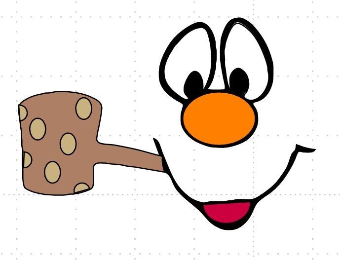 an image of a cartoon character holding a mallet in one hand and smiling at the camera