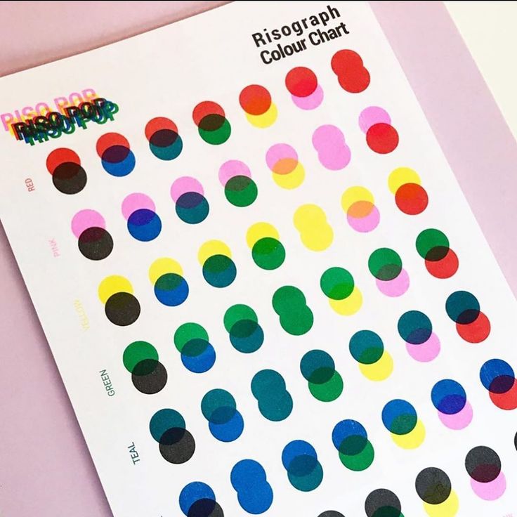 a close up of a sheet of paper with different colored circles on it and the words discopop