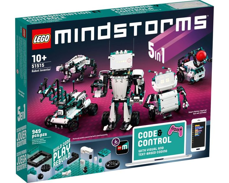 the lego mindstorms set is shown in its box with instructions to build it