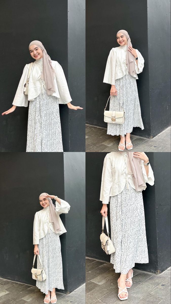 Ootd Hijab Lebaran, Ootd Rok Korean Style, Outfit Formal Hijab, Ootd Kampus Hijab, Ootd Korean Style Dress, Ootd Bukber, Style Kondangan Hijab, Outfit Kondangan Casual, Ootd Raya