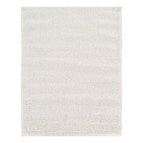 a white rug on a white background