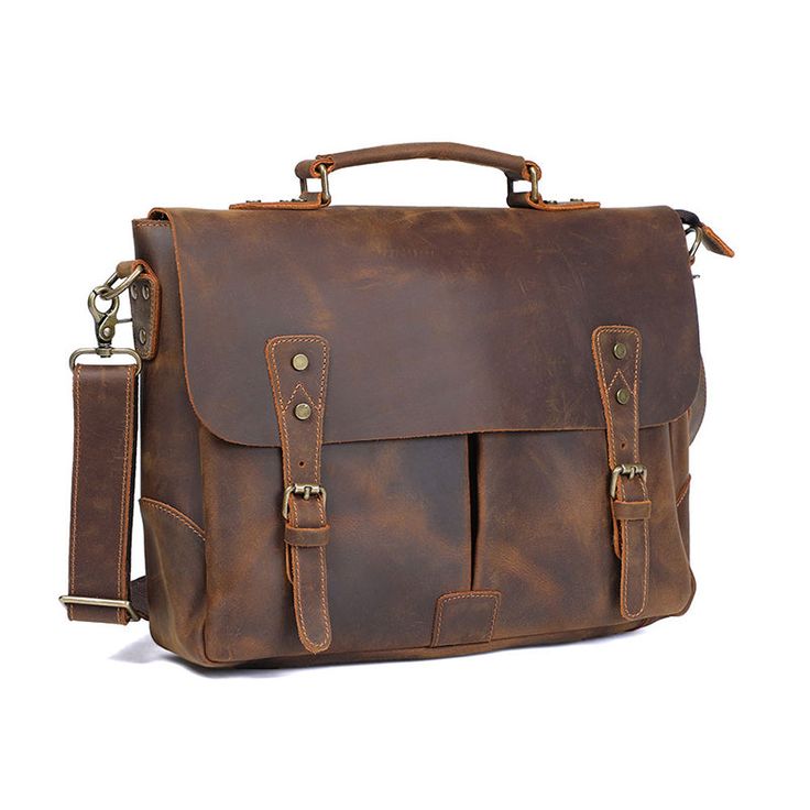 Full Grain Leather Briefcase Men's Leather Messenger Bag Handmade Laptop Bag Crossbody Shoulder Bag Top Handle Business Bag A Full grain leather briefcase that expresses perfect harmony between hard and soft. Top-quality full grain leather gives a sentimental feel, but the lines convey a light touch of modern. Timeless and current. Urban practicality with charisma.Briefcases for men are more than an accessory. A leather briefcase bag is an extension of who you are and what you believe in. When w Handmade Laptop Bag, Leather Briefcase Bag, Leather Messenger Bag Men, Leather Briefcase Men, Bags Handmade, Briefcase For Men, Business Bag, Leather Bags Handmade, Leather Messenger Bag