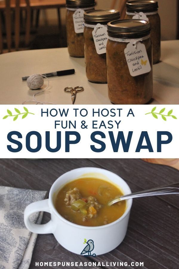 how to host a fun and easy soup swap