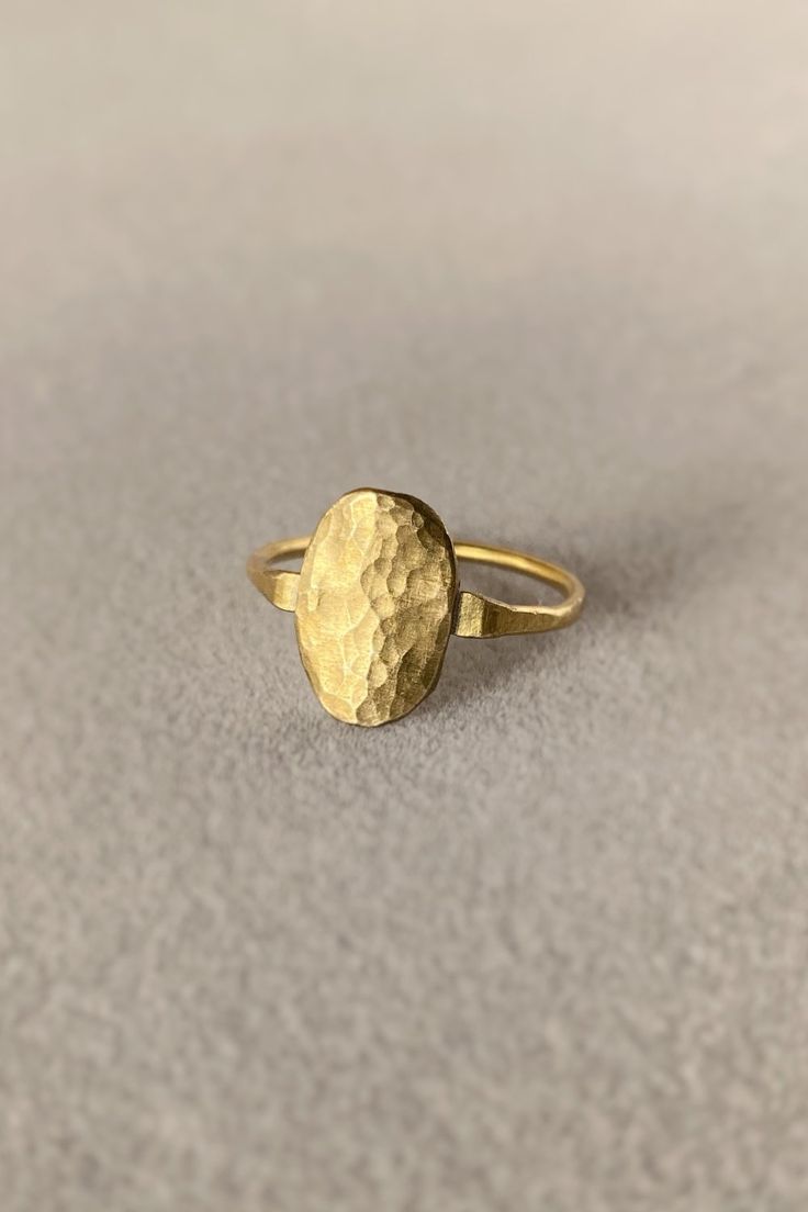 A selection of contemporary and modern brass rings. Jewelry handcrafted to inspire living a slower, more intentional lifestyle. Jewelry Station, Hammer Texture Ring, Classic Couture, Metal Art Jewelry, Clay Rings, Hammered Jewelry, Daily Wear Jewellery, Brass Rings, Ring Trends