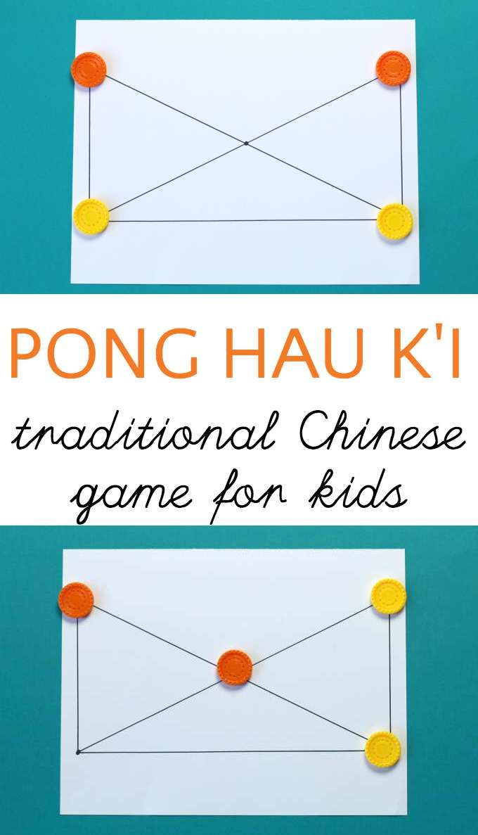 Pong Hau K'i is a traditional Chinese game that is simple to learn and play! | Multicultural Kid Blogs Multicultural Activities, Chinese New Year Activities, Chinese Crafts, Chinese New Year Crafts, Learn And Play, New Years Activities, Paper Games, Classroom Games, Childrens Games