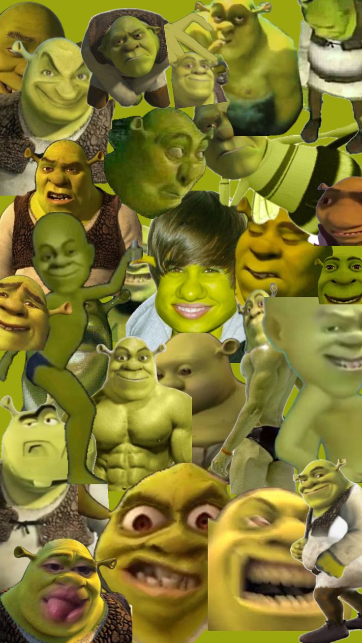 a collage of people with different facial expressions on their faces and bodys, all in various poses