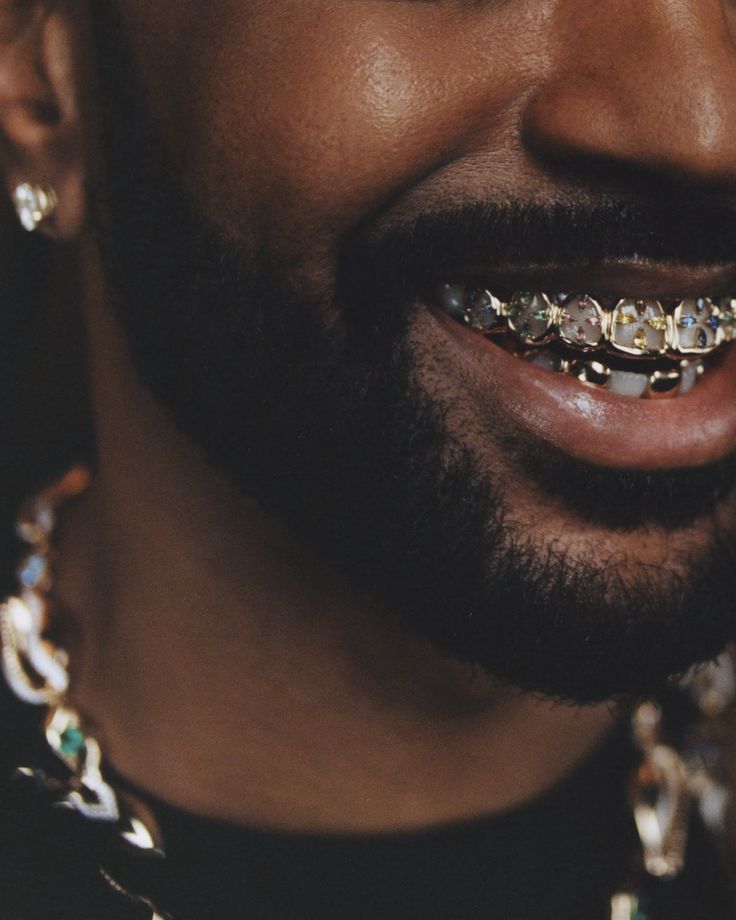 Grillz For Men, Teeth Jewels, Silver Grillz, Grillz Teeth, Gold Grill, Custom Grillz, Tooth Gems, Grills Teeth, Teeth Jewelry