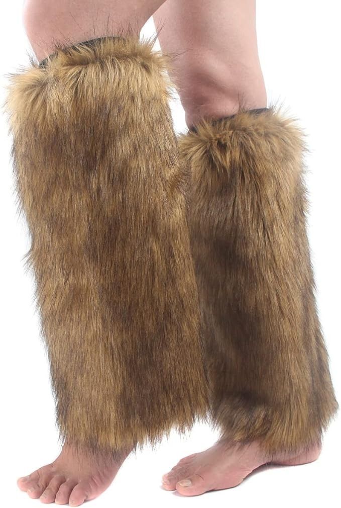 Faux Fur Leg Warmer,Warm Soft Cozy Fuzzy Leg Warmer Boot Cuff Cover for Women Party Costumes at Amazon Women’s Clothing store Faux Fur Leg Warmers, Fur Goods, Fur Leg Warmers, Boot Cuff, Viking Costume, Fur Gloves, Hippie Costume, Leg Warmer, Faux Fur Boots