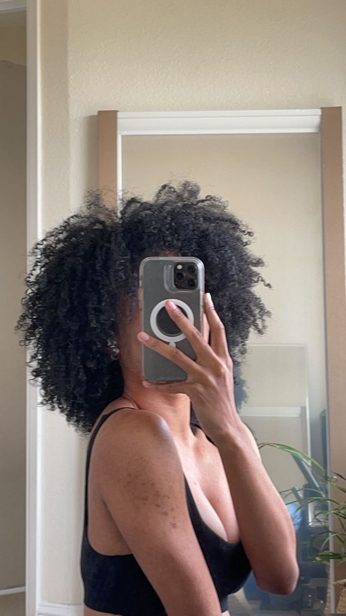 Curls Type 4 Afro Low Porosity Natural Hair Color Type 4 Fro, Long Defined 4c Hair, Defined Afro Curls, Type 4 Hair Aesthetic, Healthy Type 4 Hair, Type 4 Curly Cut, Type 4 Afro, Healthy 4b Hair, 4a 4b Hair