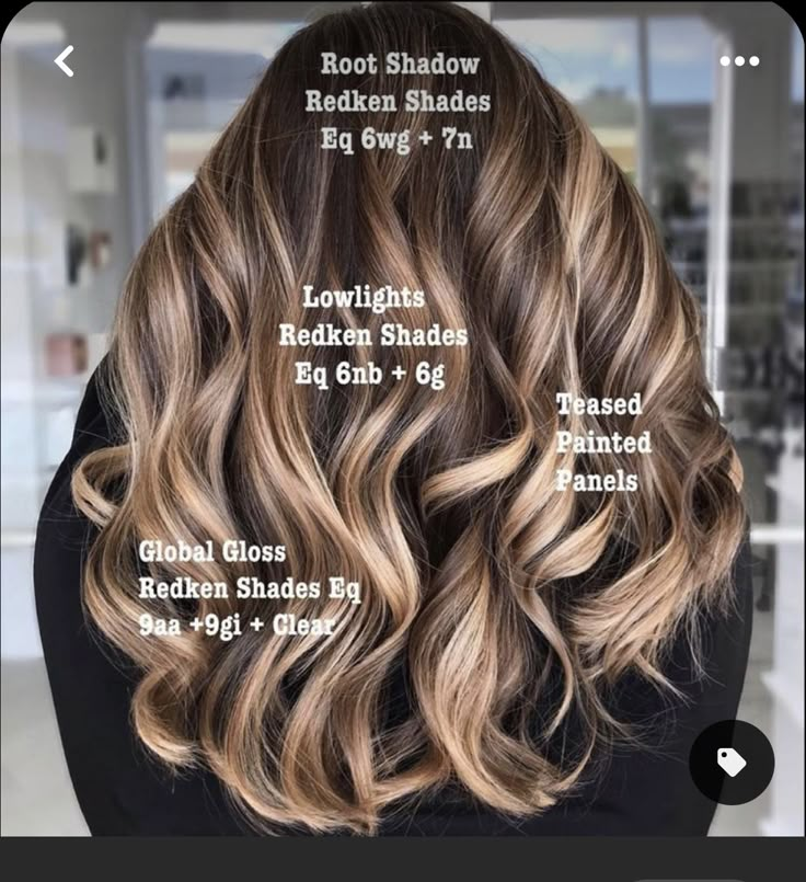 Balayage Formulas, Toner Formulas, Brunette Hair Color With Highlights, Medium Highlights, Redken Hair Color, Redken Hair Products, Redken Shades, Hair Toner, Hair Color Formulas