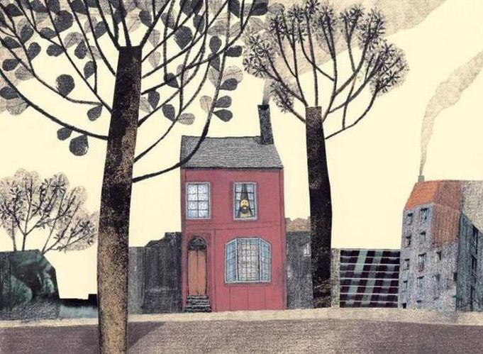 Beatrice Alemagna, 동화 삽화, House Illustration, Red House, Naive Art, Childrens Illustrations, Children's Book Illustration, Children Illustration, Book Illustration