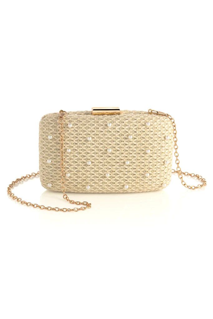 Lola Minaudiere Introducing Lola Minaudiere - the perfect addition to your summer ensemble. The ivory netted background provides a sophisticated canvas for the shining faux pearl details. Wear it as a clutch or use the detachable chain to elevate your style. Elevate your accessories game with Lola Minaudiere. Pearl Clutch, Ivory Background, Pearl Details, Pearl Design, The Shining, Summer Accessories, Top Shoes, Sock Shoes, The Star