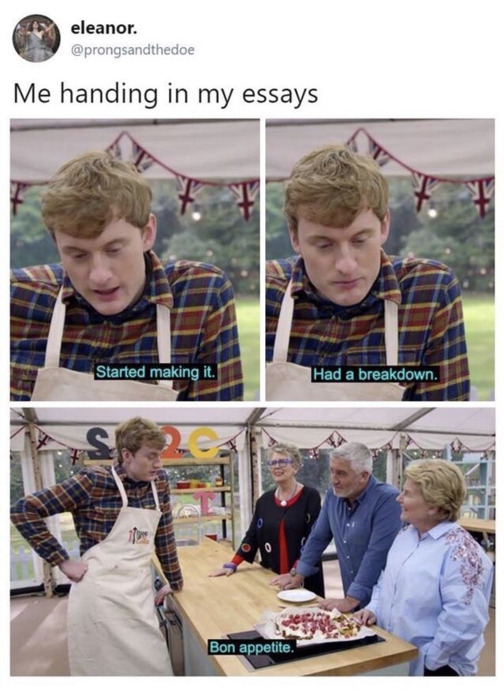 a man with an apron on making food