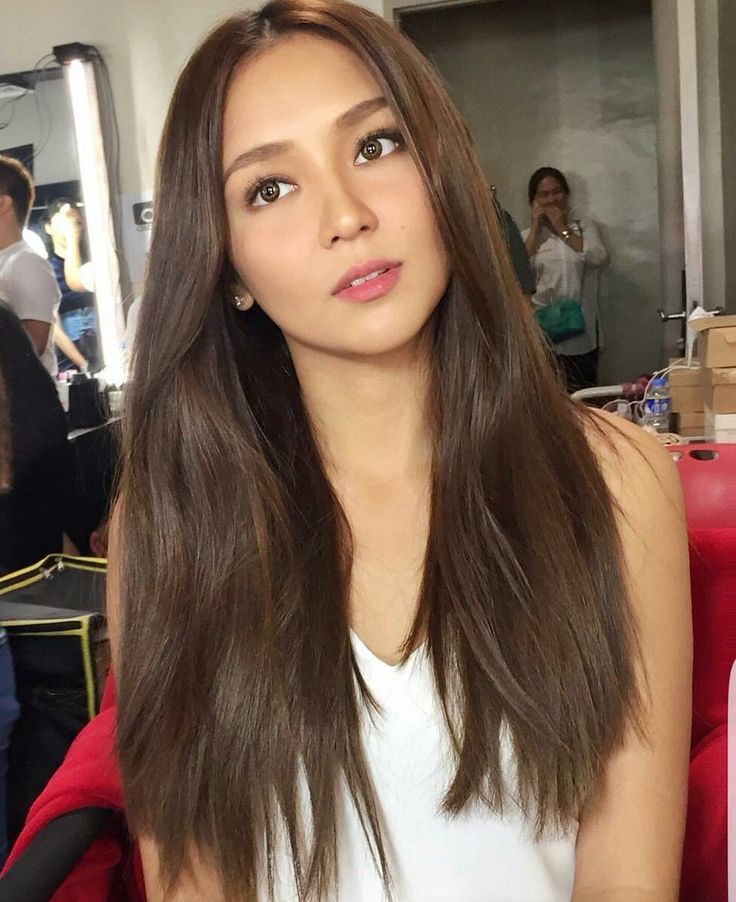 #kathrynbernardo #asap Hair Color For Asian, Korean Hair Color Brown, Hair Color For Asian Skin, Brown Hair Korean, Hair Color For Morena Skin, Hair Color For Morena, Filipino Hair, Hair Color For Brown Skin, Asian Skin Tone