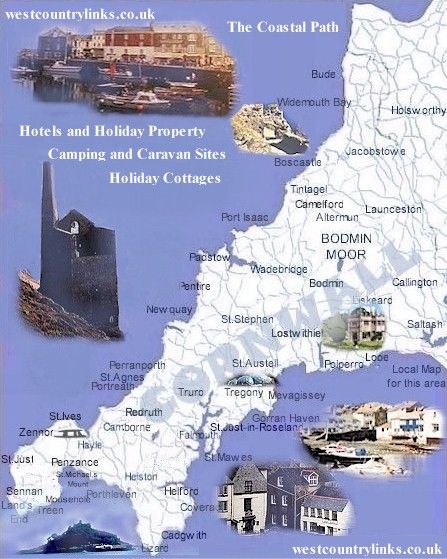 a map showing the location of hotels and holiday property in england, wales or scotland