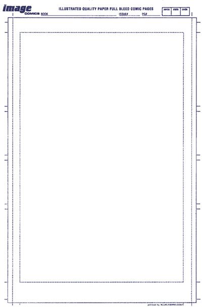 the front and back side of an image paper with measurements for each piece in it