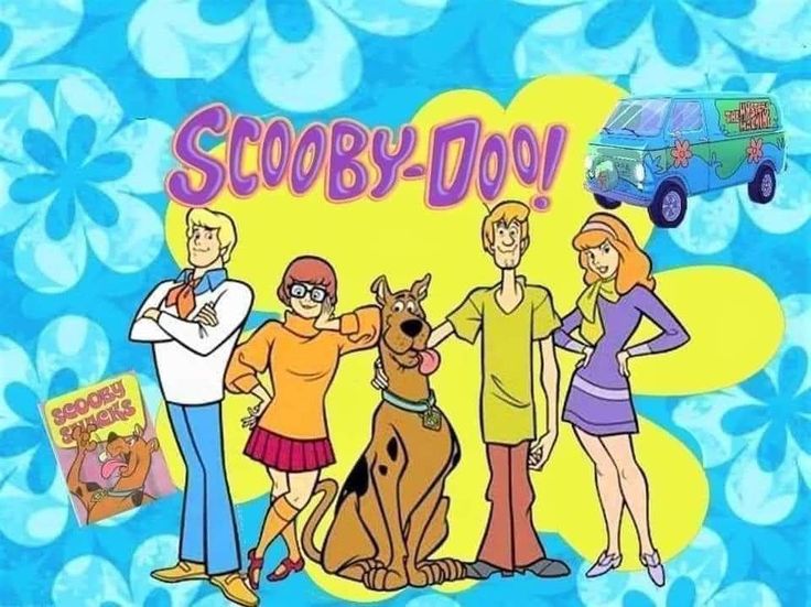 the scooby - doo show is shown in this cartoon