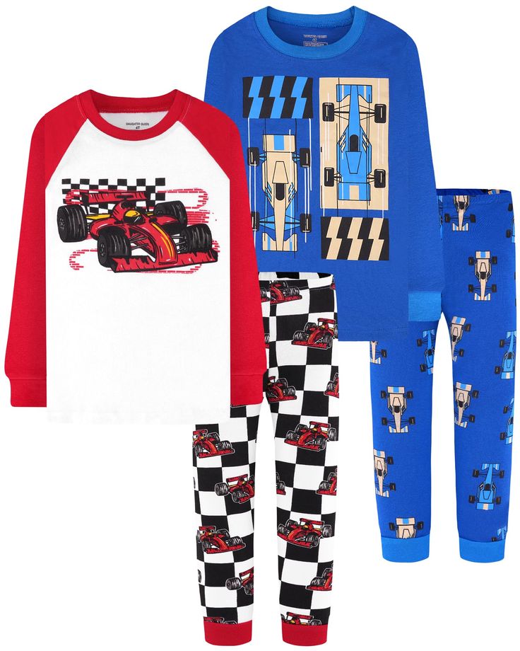 PRICES MAY VARY. 100% Cotton: The Boys PJ Sets with 4pc are 100% cotton, which are very soft, breathable, and lightweight. The natural cotton long sleeve pajamas for boys ensure your little ones are sleeping soundly and in style, are also good for children's skin. We have been dedicating to providing kids with super comfy pajamas Safety: For kids' safety, our summer sleepwear is snug-fitting. And the T-Shirt pajamas sets are designed by the figure of most boys, including size 18-24 Months kids p Pajamas For Boys, Comfy Pajamas, Long Sleeve Pajamas, Summer Sleepwear, Kids Safety, Cotton Pjs, Cool Presents, Cute Pajama Sets, Pajamas Sets