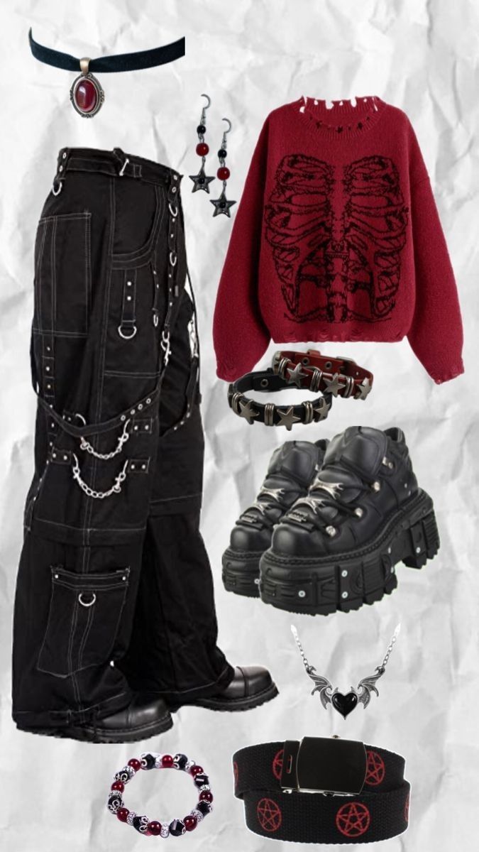 Punk Style Outfits, Look Grunge, Cooler Style, Alt Outfits, Best Winter Outfits, Tomboy Style Outfits, Cooler Look, Punk Outfits, Nice Clothes