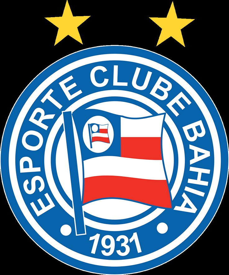 the logo for esporte club bah, which is located on the side of a