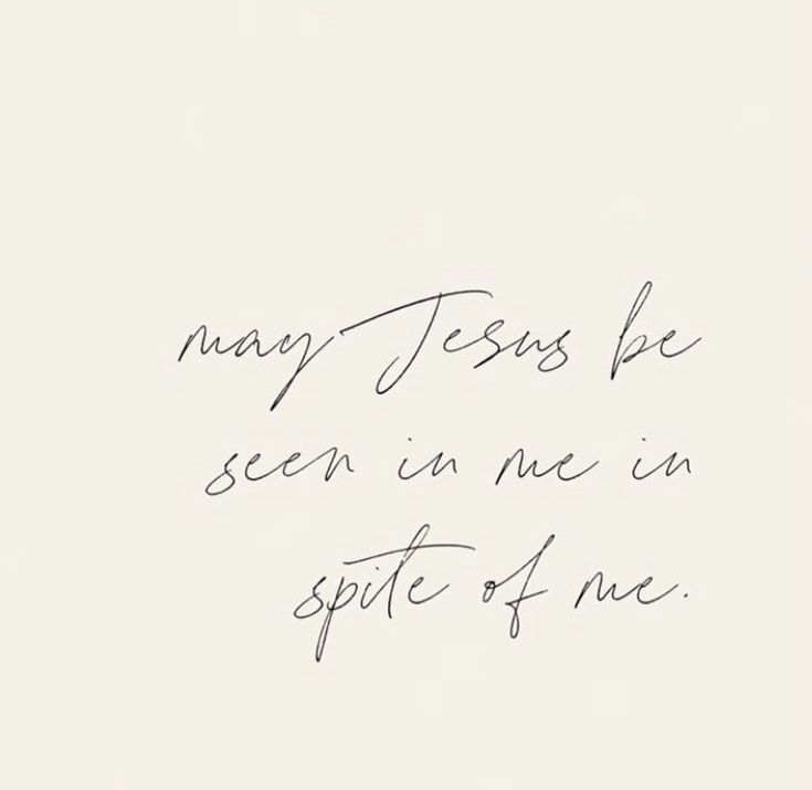 a handwritten note with the words mary jesus be seen in me in space of new