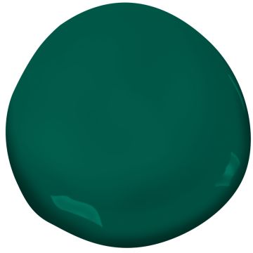 a dark green color is shown in this image, it looks like an oval shape