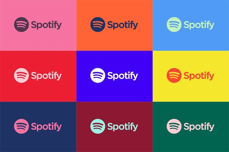 the logos for spotify, spotify music and spotify are shown in different colors