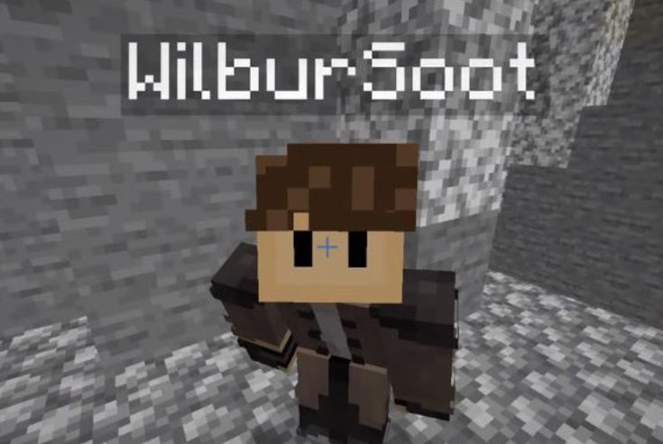 an image of a man in a minecraft video game with the words wildfoot